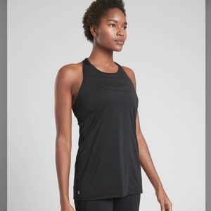 NWT Athleta High Neck Chi Double Stripe Tank